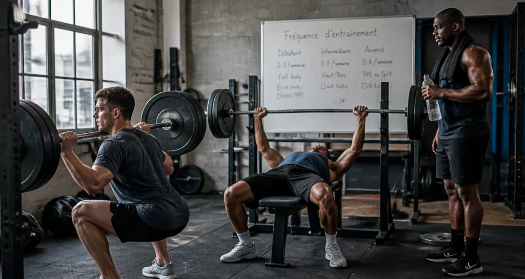 musculation combien de fois par semaine sportifs entraînement