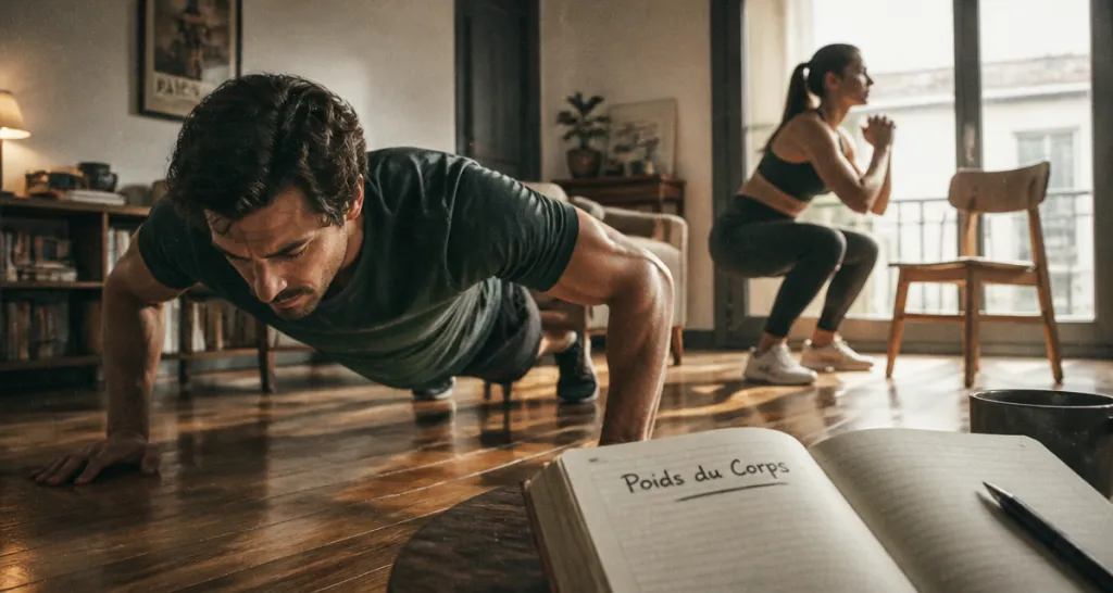 Musculation poids du corps programme homme femme salon