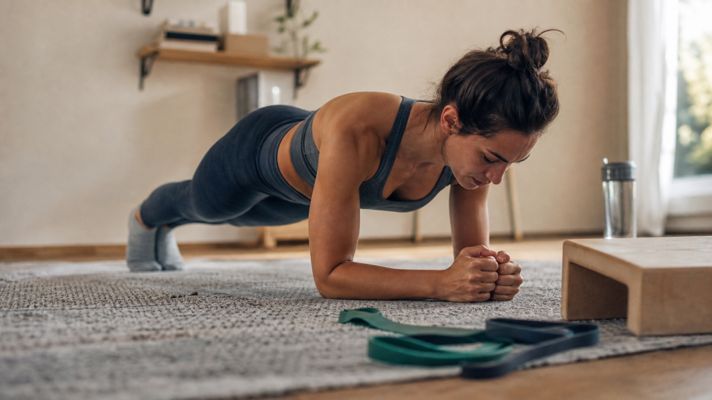Seance de renforcement musculaire : erreurs de posture en gainage