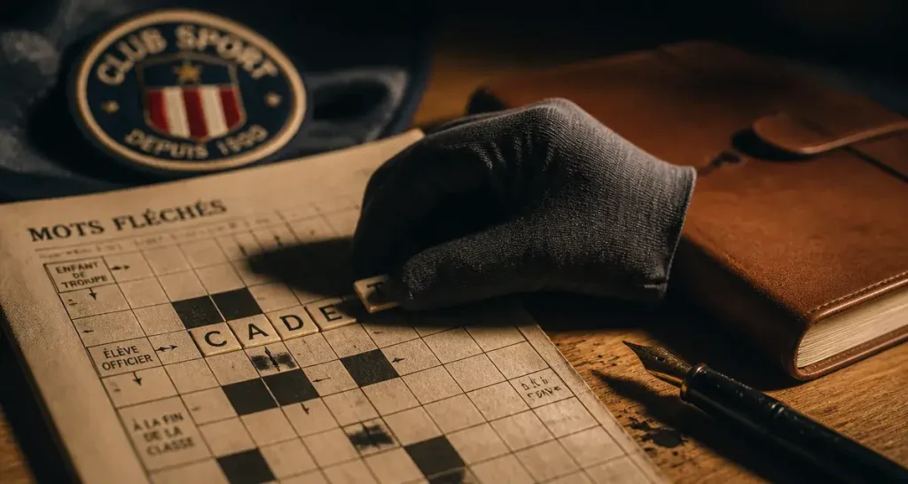 Sportif en herbe en 5 lettres : CADET ou TABAC, grille de mots fléchés