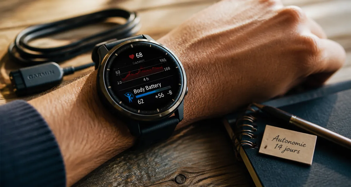 Test Garmin Venu 3 sur poignet : écran AMOLED et Body Battery