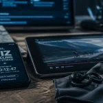 tiz cycling live stream sur smartphone, compte à rebours et lecture vidéo
