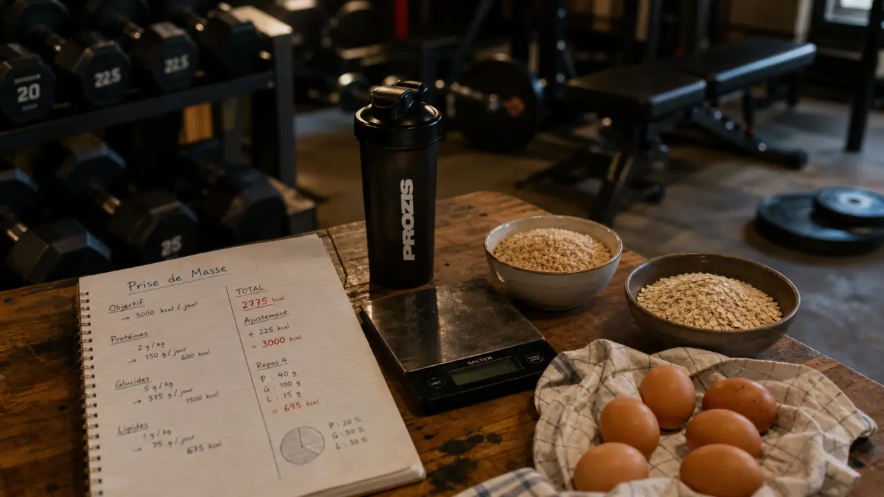 Alimentation prise de masse : glucides et surplus calorique