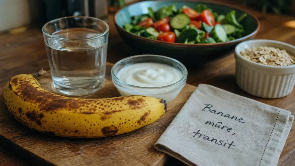 La banane constipe t elle : banane mûre et transit digestif.