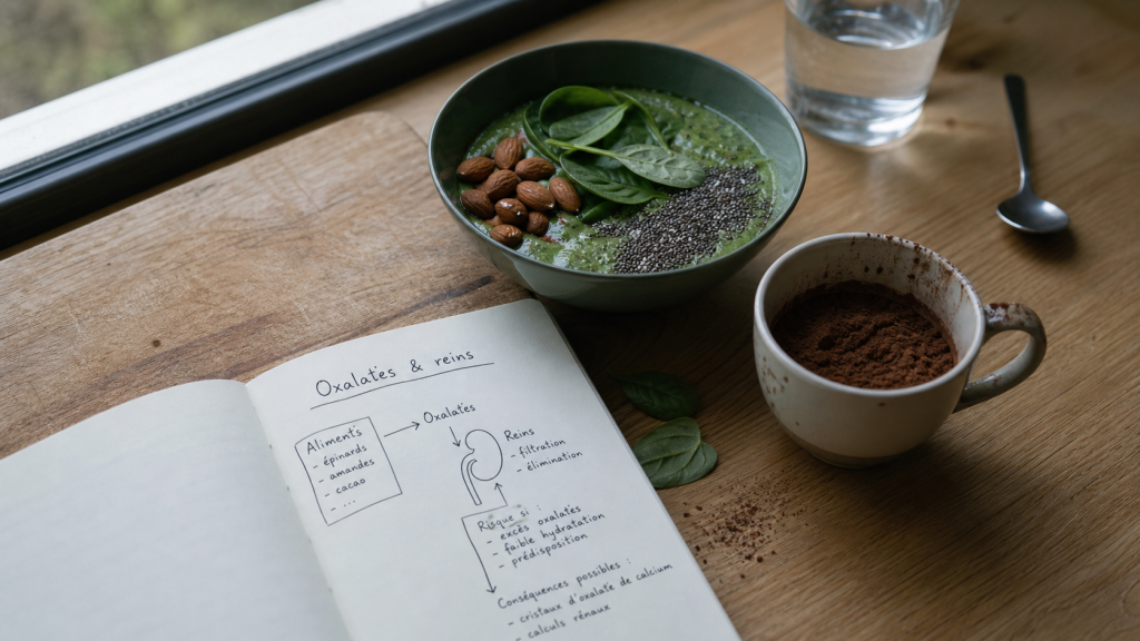 Oxalate dangers : calculs rénaux, vitamine C, aliments
