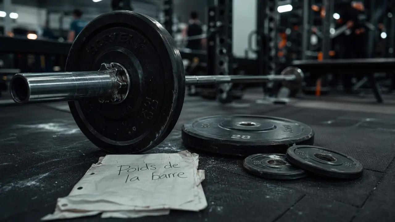 Poids barres musculation : barre 20 kg, 15 kg ou 25 kg