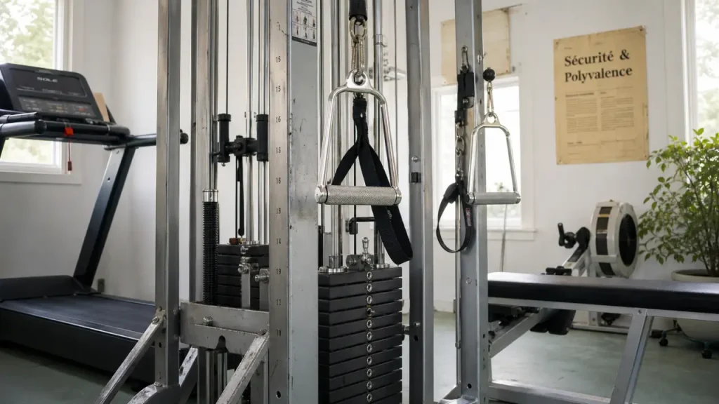 Machine de salle de sport : charge guidée, gain de place et choix vraiment utile