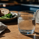 Temps de digestion de l’eau : absorption et élimination, verre d’eau en cuisine