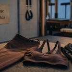 Tenue pour pilates : legging taille haute qui reste en place sur tapis