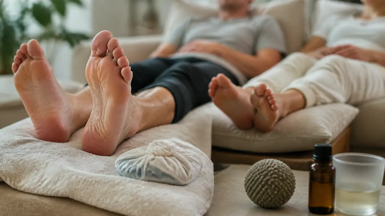 Comment soulager les pieds après une journée debout : pieds surélevés, froid ou compression