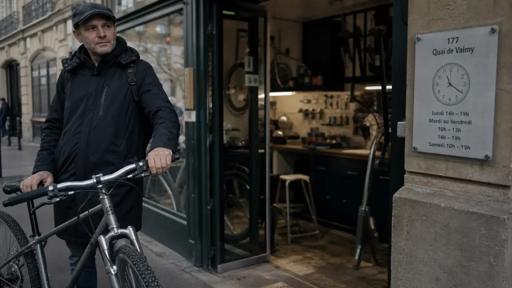 cyclo store Paris 10e : vélo et atelier réparation express et location, 177 Quai de Valmy
