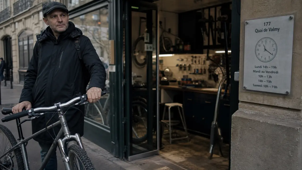 cyclo store Paris 10e : vélo et atelier réparation express et location, 177 Quai de Valmy