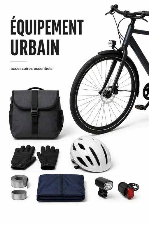 JE SUIS À VÉLO : accessoires velotaf pour pluie, sécurité et bagagerie