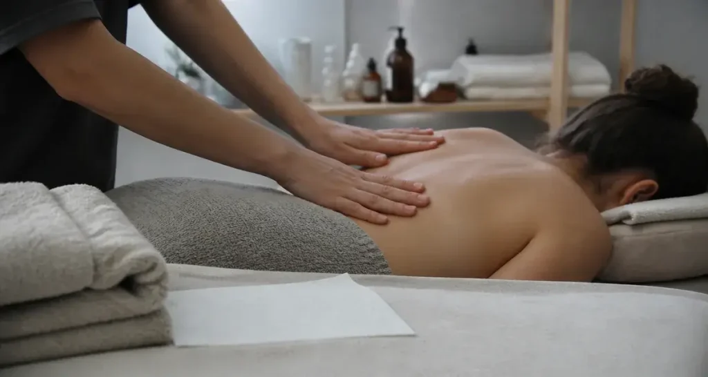 Massage hernie discale pour soulager la douleur du dos