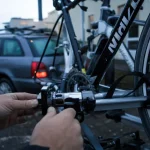 Porte velos sur toit : vérification barres 20 kg et fixation
