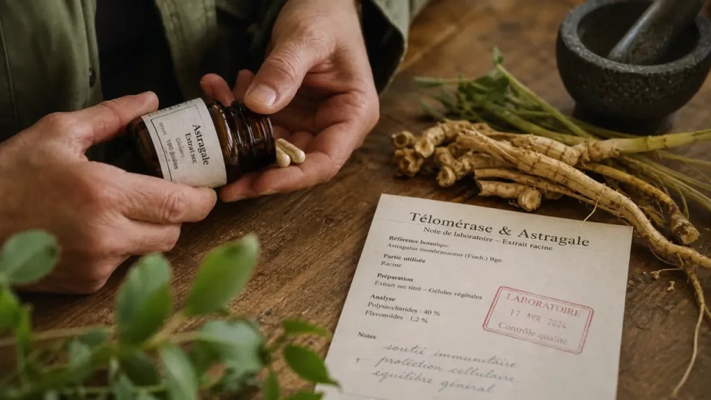 Télomérase complément alimentaire : astragale, gélules et dosages