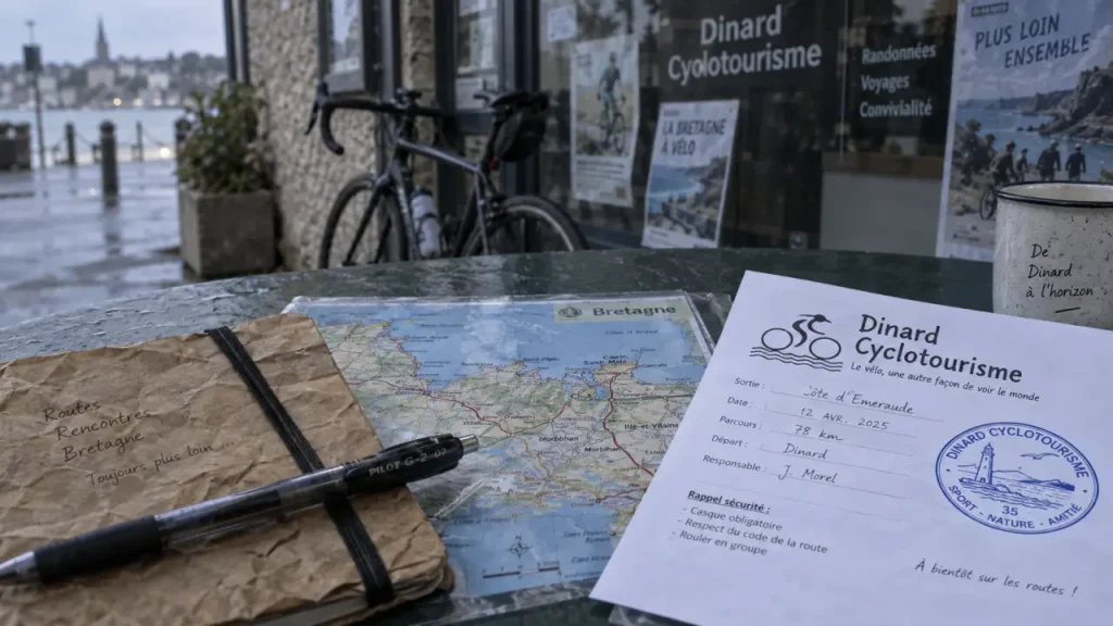 Dinard cyclotourisme : carnet, carte et contact du club local