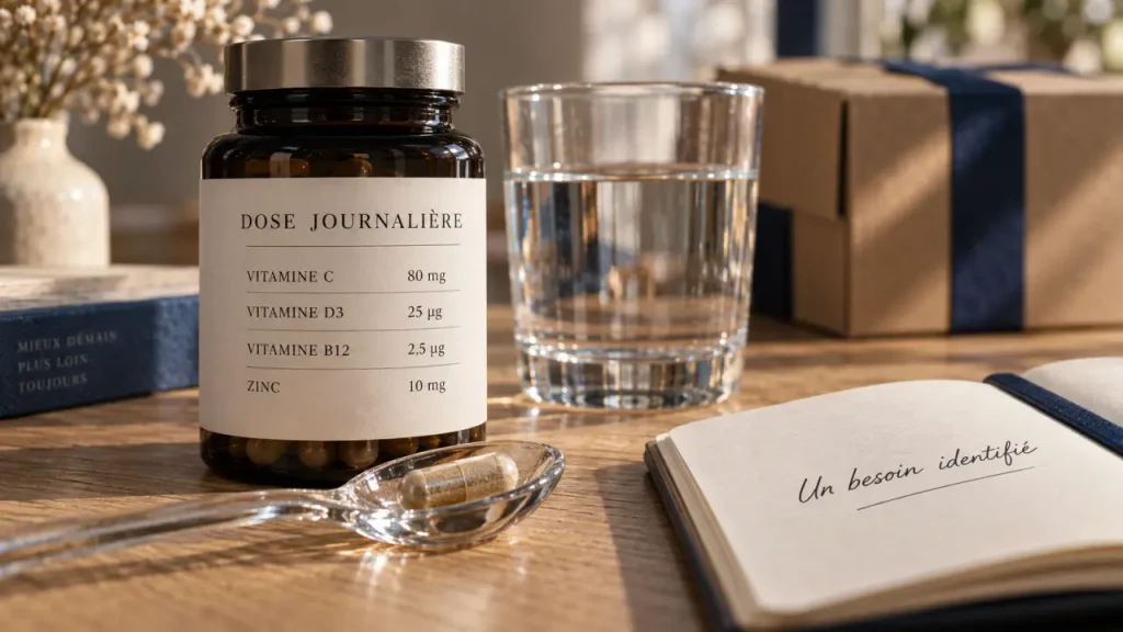 Quel complément alimentaire choisir : étiquette, gélule, eau, besoin et dosage