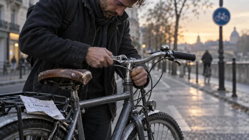 Velo homme en ville : choisir ville ou gravel