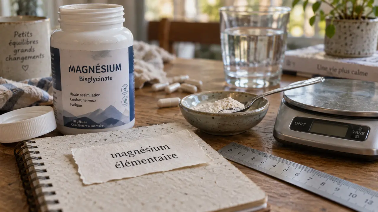 Nutrixeal magnesium : vérifiez le magnésium élémentaire avant les doses
