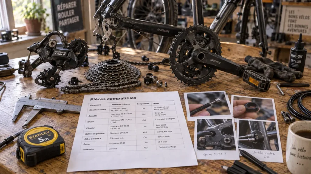 Pièces de bicyclette : six contrôles pour acheter la bonne pièce