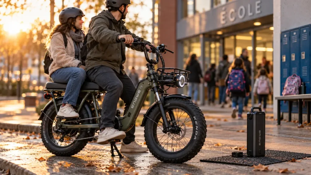 Vélo électrique biplace : transporter un passager sans sacrifier la stabilité