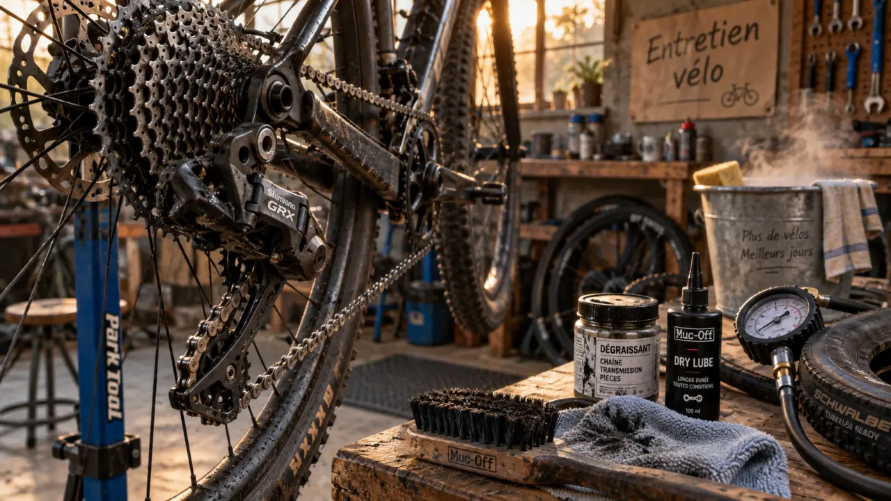 Velo entretien : chaîne, freins et sécurité